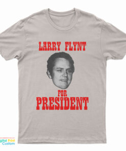 Vintage 1984 Larry Flynt For President T-Shirt