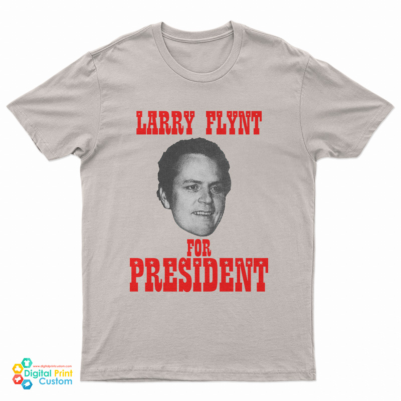 Vintage 1984 Larry Flynt For President T-Shirt