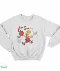 Air Bart Simpson Serious Hangtime Dude Sweatshirt