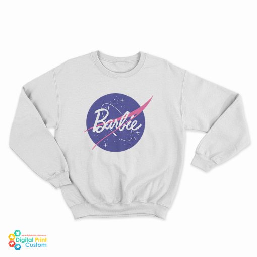 Barbie Nasa Logo Parody Sweatshirt