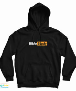 Bible Study Pornhub Logo Parody Hoodie
