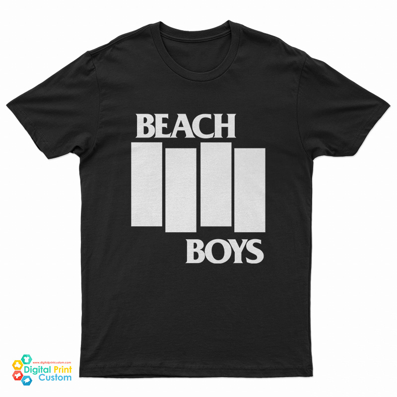 Black Flag Beach Boys Mashup T-Shirt