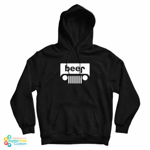 Jeep Beer Logo Parody Hoodie