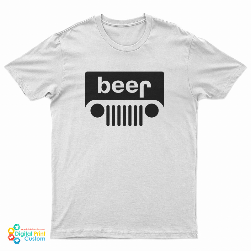 Get It Now Jeep Beer Logo Parody TShirt