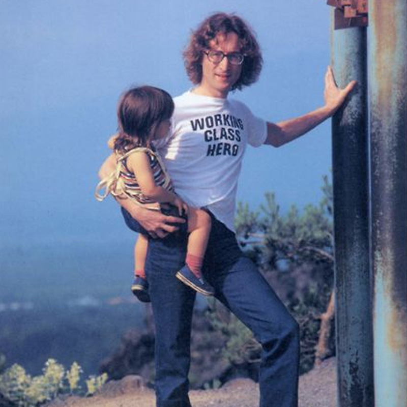 T-shirt John Lennon 'Working Class Hero' - Taille M, Neuf Avec étiquettes, Idéal Fan Beatles