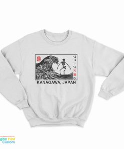 Kanagawa Wave Surfing Skeleton Sweatshirt