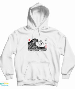 Kanagawa Wave Surfing Skeleton Hoodie