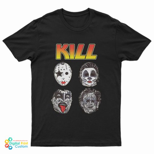 Kill Halloween Kiss Band Logo Parody T-Shirt