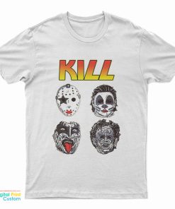 Kill Halloween Kiss Band Logo Parody T-Shirt