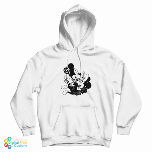 Seditionaries Mickey And Minnie Mouse Hoodie