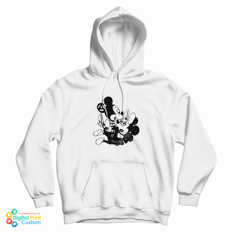 Seditionaries Mickey And Minnie Mouse Hoodie