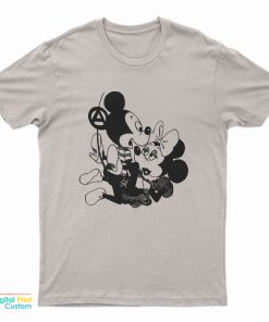 Seditionaries Mickey And Minnie Mouse T-Shirt