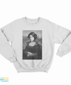 Star Wars Princess Leia Mona Lisa Parody Sweatshirt