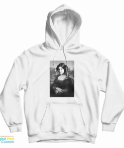 Star Wars Princess Leia Mona Lisa Parody Hoodie