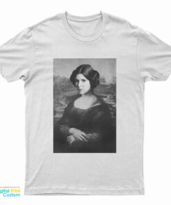 Star Wars Princess Leia Mona Lisa Parody T-Shirt