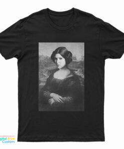 Star Wars Princess Leia Mona Lisa Parody T-Shirt