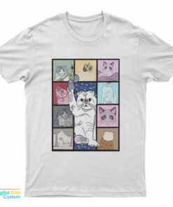 Taylor Swift Eras Tour Poster Cat Parody T-Shirt