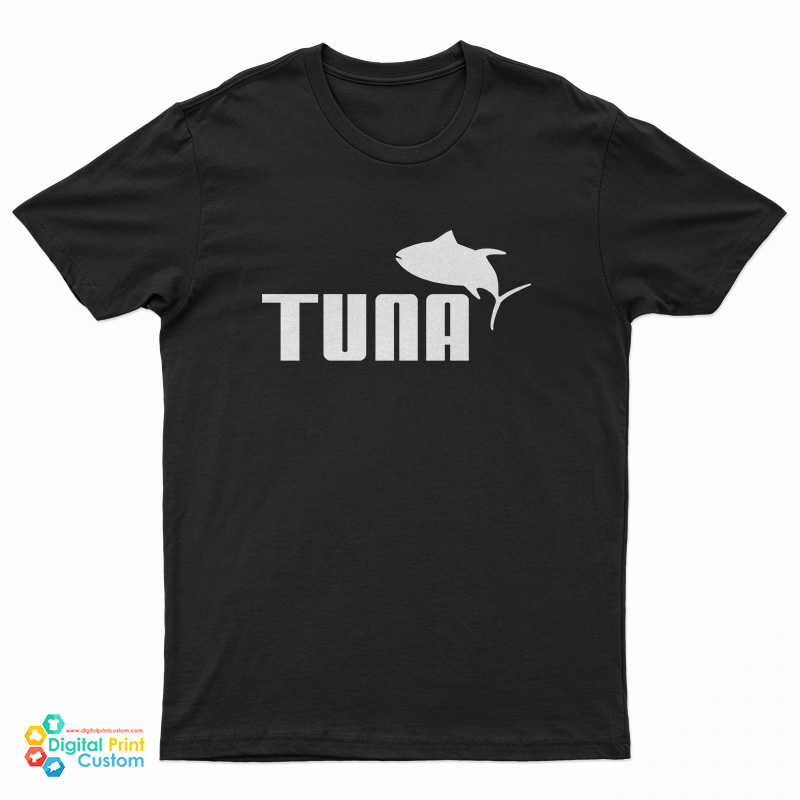 Get Now Tuna Puma Logo Parody TShirt