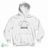 Vintage 80s Bat Woman Boobs Logo Parody Hoodie