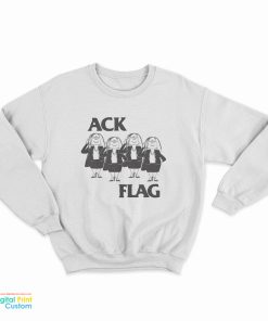 Ack Flag Black Flag Cathy Mash Up Parody Sweatshirt