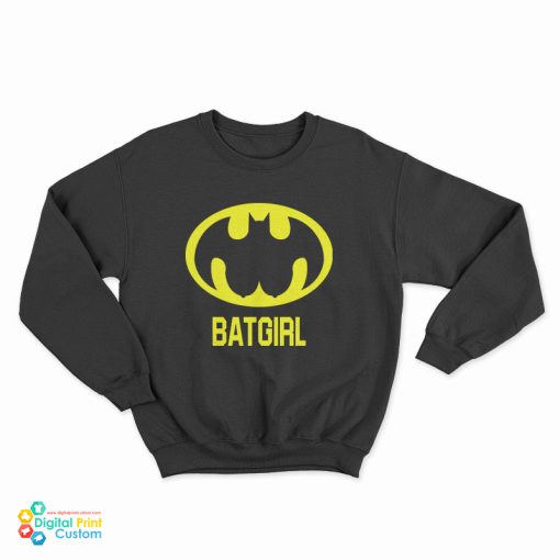 Batgirl Batman Boob Logo Sweatshirt