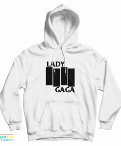 Black Flag Lady Gaga Logo Parody Hoodie