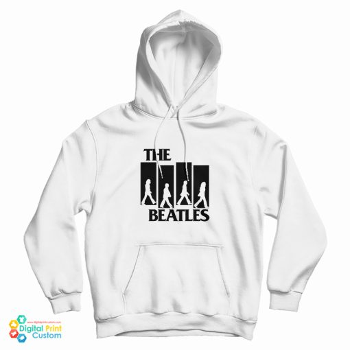Black Flag The Beatles Abbey Road Logo Parody Hoodie