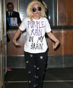 Lady Gaga Purple Rain In My Brain T-Shirt