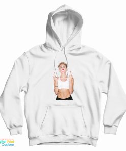 Miley Cyrus Finger Up Hoodie