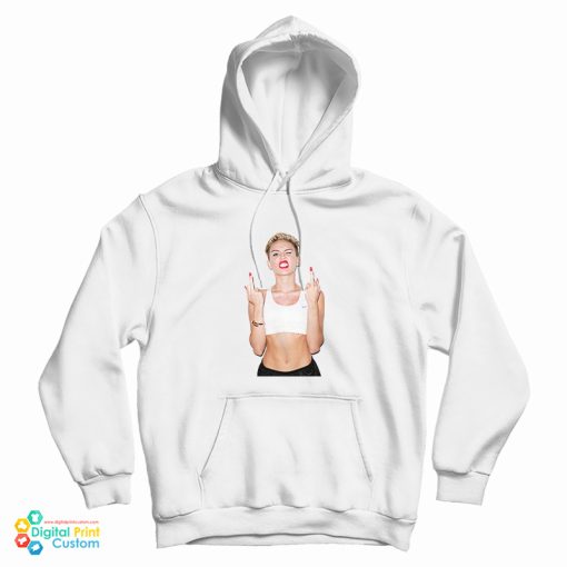 Miley Cyrus Finger Up Hoodie