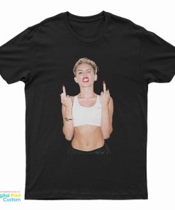 Miley Cyrus Finger Up T-Shirt