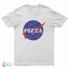 Pizza Nasa Logo Parody T-Shirt