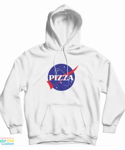 Pizza Nasa Logo Parody Hoodie