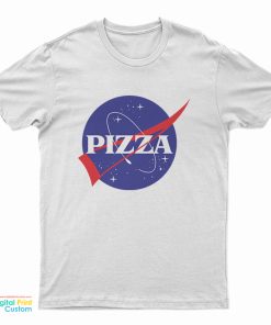 Pizza Nasa Logo Parody T-Shirt