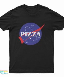 Pizza Nasa Logo Parody T-Shirt