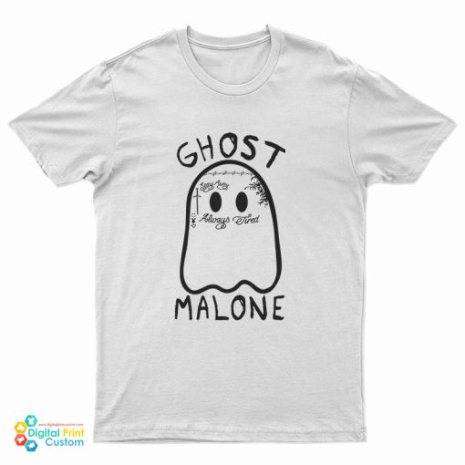 Post Malone Ghost Malone Halloween T-Shirt