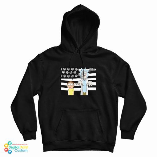 So Schwifty So Clean Rick And Morty Outkast Stankonia American Flag Hoodie