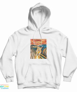 The Scream Parody Cat Hoodie
