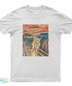 The Scream Parody Cat T-Shirt