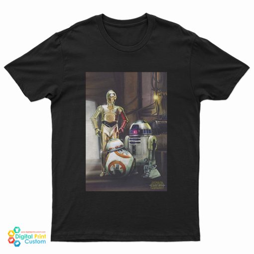 Three Droids Star Wars The Force Awakens T-Shirt