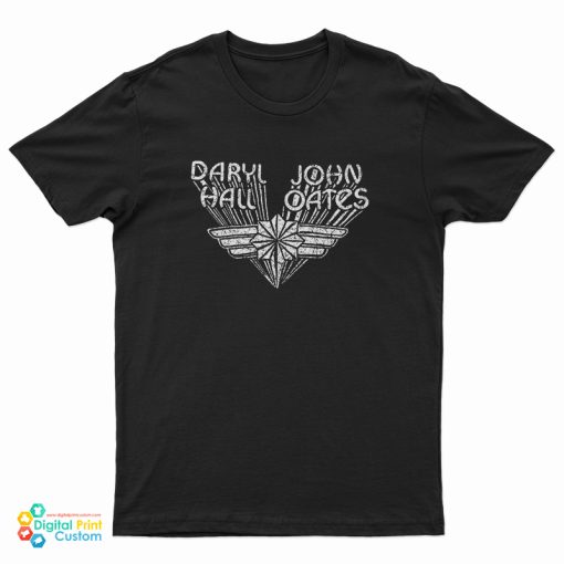 Vintage 70s Daryl Hall John Oates Bigger Than Both Of Us Concert T-Shirt