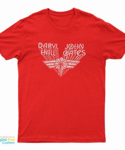 Vintage 70s Daryl Hall John Oates Bigger Than Both Of Us Concert T-Shirt