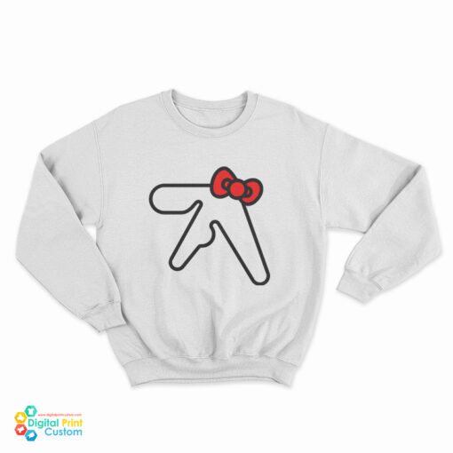 Aphex Twin Hello Kitty Logo Parody Sweatshirt