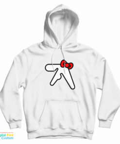 Aphex Twin Hello Kitty Logo Parody Hoodie