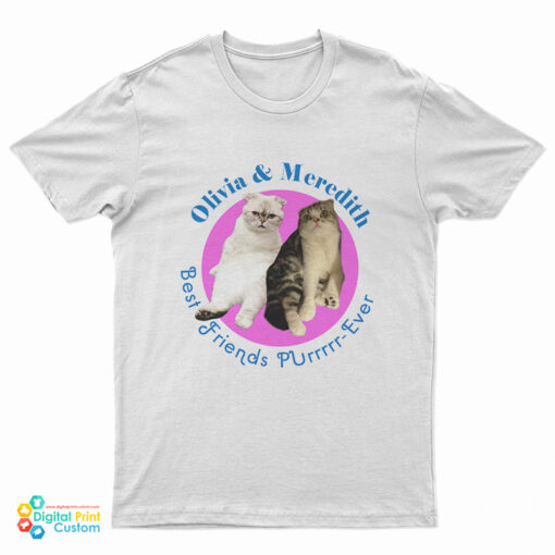 Deadpool Olivia And Meredith Best Friends Purr Ever T-Shirt