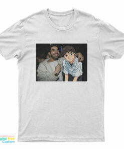 Drake Evangelion Rapper With Shinji Ikari Anime T-Shirt