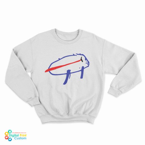 Josh Allen Bills Potato Drawing Sweatshirt