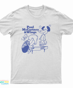 Paul McCartney And Wings Snoopy T-Shirt