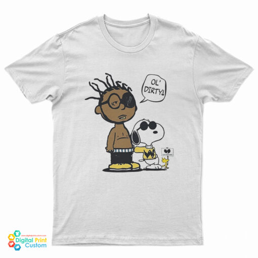 Peanuts Snoopy Ol Dirty Bastard Wu-Tang Clan T-Shirt