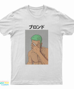 Anime One Piece Zoro Blonde Frank Ocean T-Shirt